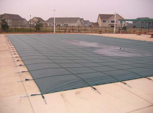Comp #: 1112 Pool Cover - Replace Covers were intact and in good condition with no holes or tears noted. There are two different manufactures, but both appear to be similar age and condition.