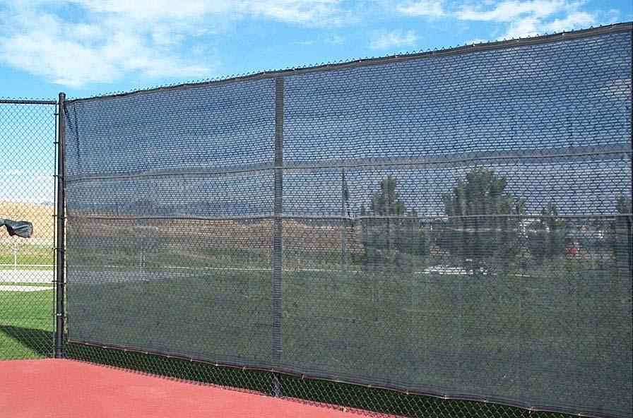 Comp #: 1202 Tennis Court Windscreen - Replace Windscreen is rolled up during non use events and only used during