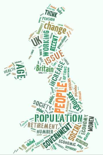 Issues linked to Settlement and population The UK s ageing population; a contemporary