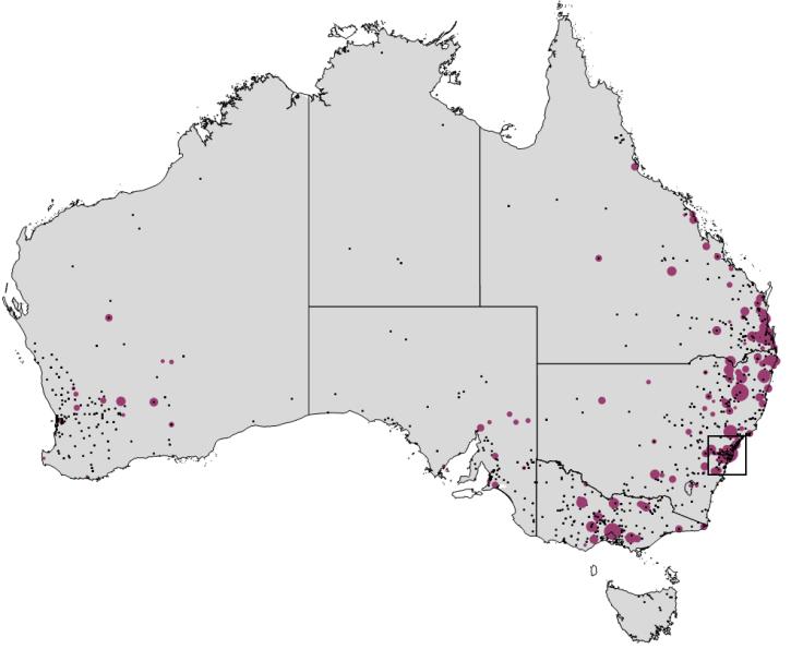 Quantifying the historical risk Bushfire Flood