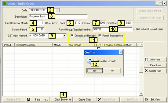 Create a New Entity You can create multiple Entities and attach them to their own Chart of Accounts for the different streams of financial administration within the private school system.