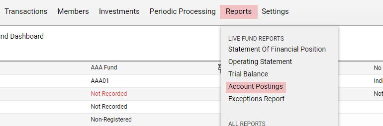 2.6 Create & export a second report package BGL Conversion 2, using the same settings as above for the following reports.