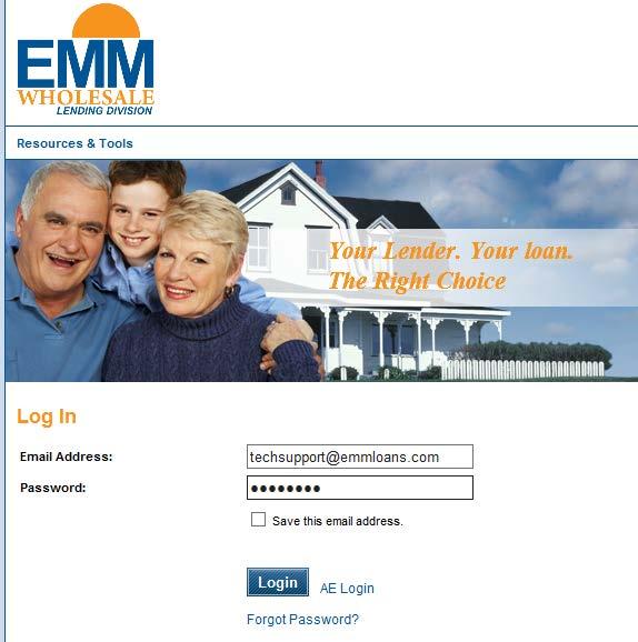 This will redirect you the Encompass TPO Webportal Login Screen e.