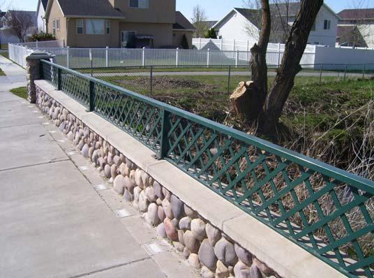 Component Evaluation Comp #: 207 Metal Fencing - Repaint Location: Quantity: Common area Approx 275 Linear ft.