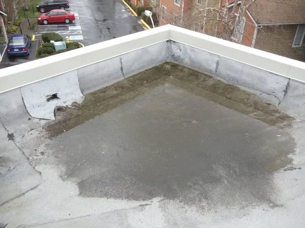 We understand that this roof surface was installed in two increments, 1993 and 2002, due to