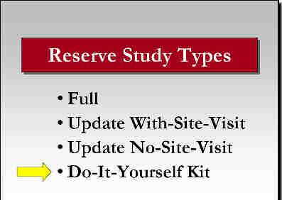 A Reserve Study consists of two parts: the Physical Analysis and the Financial Analysis.