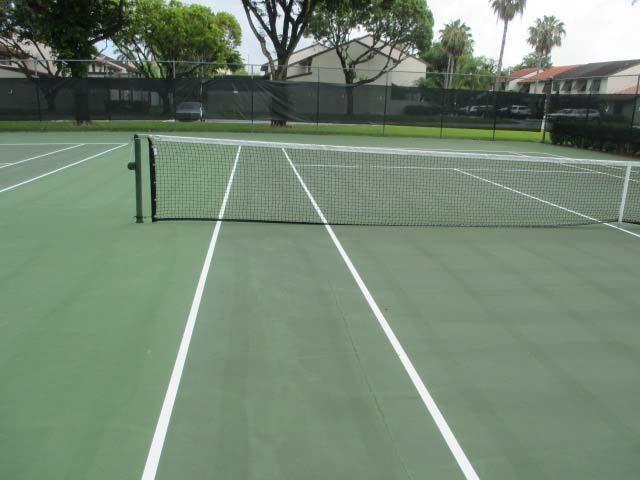 Client: 29086D Calusa Point - Amenities Comp #: 2809 Tennis Courts - Re-coat Quantity: (2) Courts Location: Tennis courts Evaluation: Courts were repaired and re-coated in 2011 according to the Board