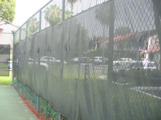 Client: 29086D Calusa Point - Amenities Comp #: 2815 Tennis Court Windscreen - Replace Quantity: Approx 2,700 GSF Location: Tennis court Evaluation: Tennis court windscreens should be inspected