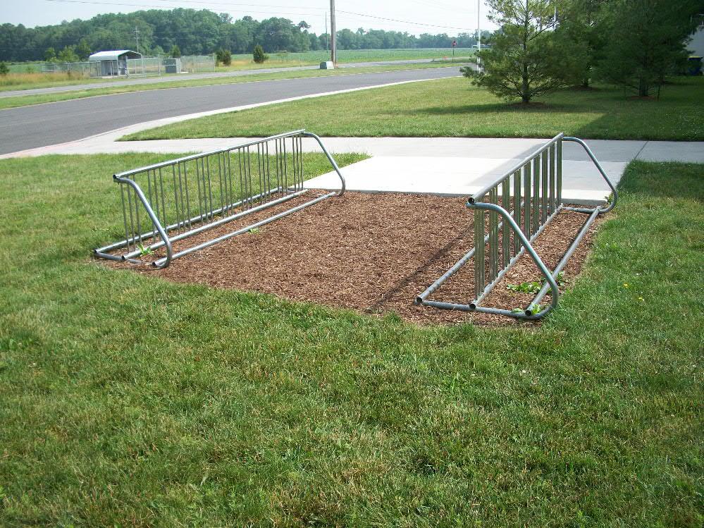 Bike Racks continued... Remove existing, replace with new.