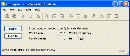 Federal to State Gross Validation Define your validation criteria The Year