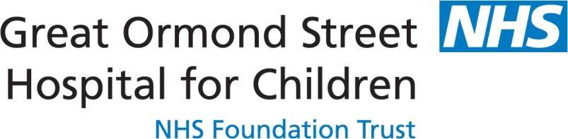 GREAT ORMOND STREET HOSPITAL FOR CHILDREN NHS FOUNDATION TRUST 1.