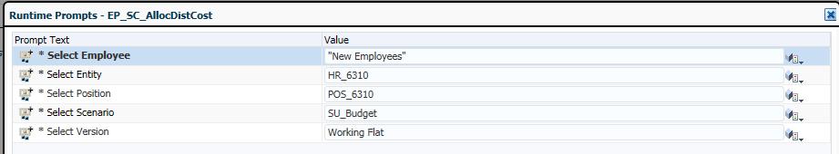Instance 2: To-be-Hired employees on existing positions If you have To-be-Hired employees on existing positions, you need to set these parameters: Select New Employees (which represents all the