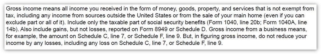 Form 8965 Part II Filing Threshold Exemption 7b 7b exemption Gross Income below filing