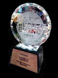 2009, DREAMLAND has won the Reader s Digest Gold award year