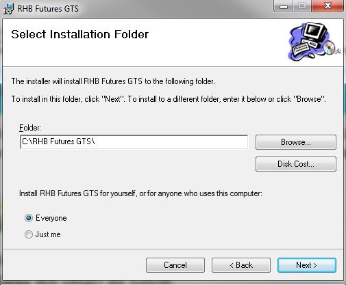 execute the installation file.