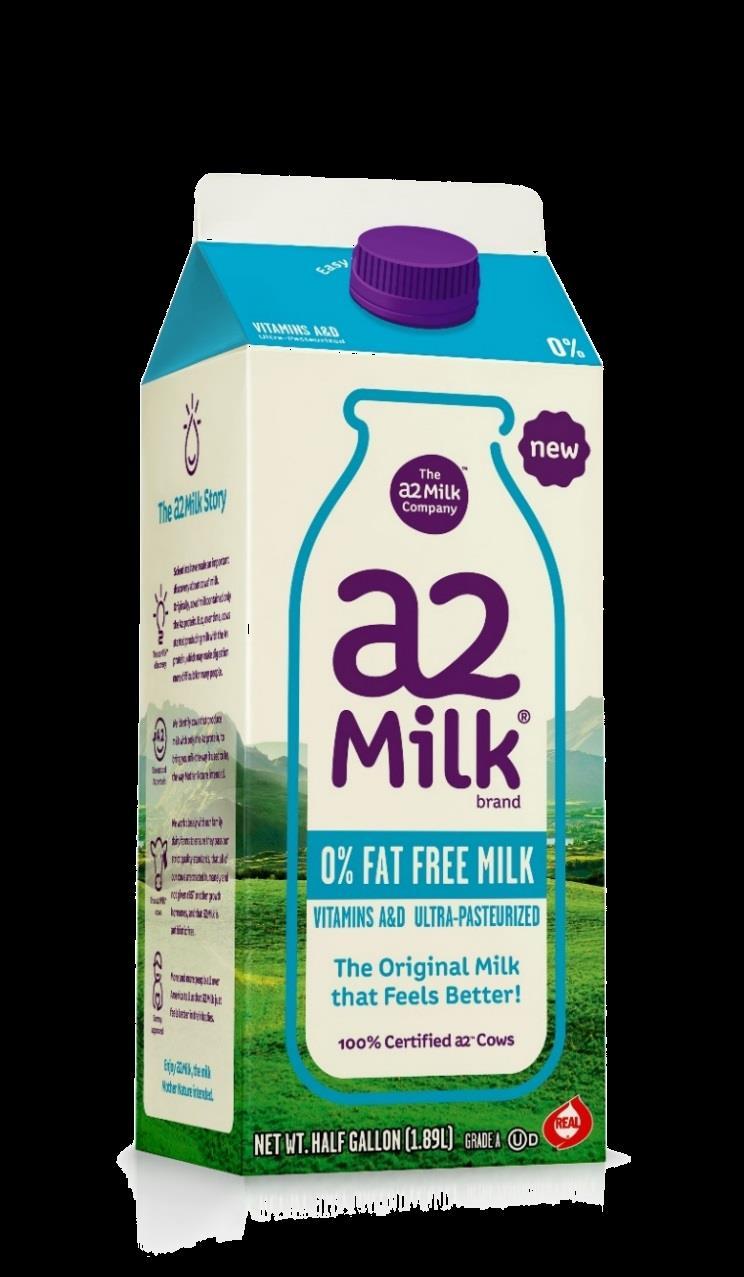 United States of America Initial launch of a2 Milk brand into the West Coast region extending into further states a2mc pleased with progress in building distribution in Southern and Northen