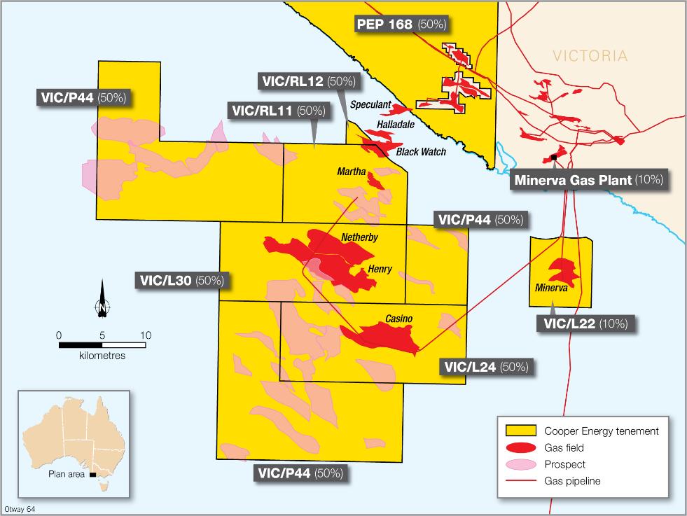 Exploration: Otway Basin offshore Planning for drilling of two exploration wells 1 Several prospects on trend with producing fields