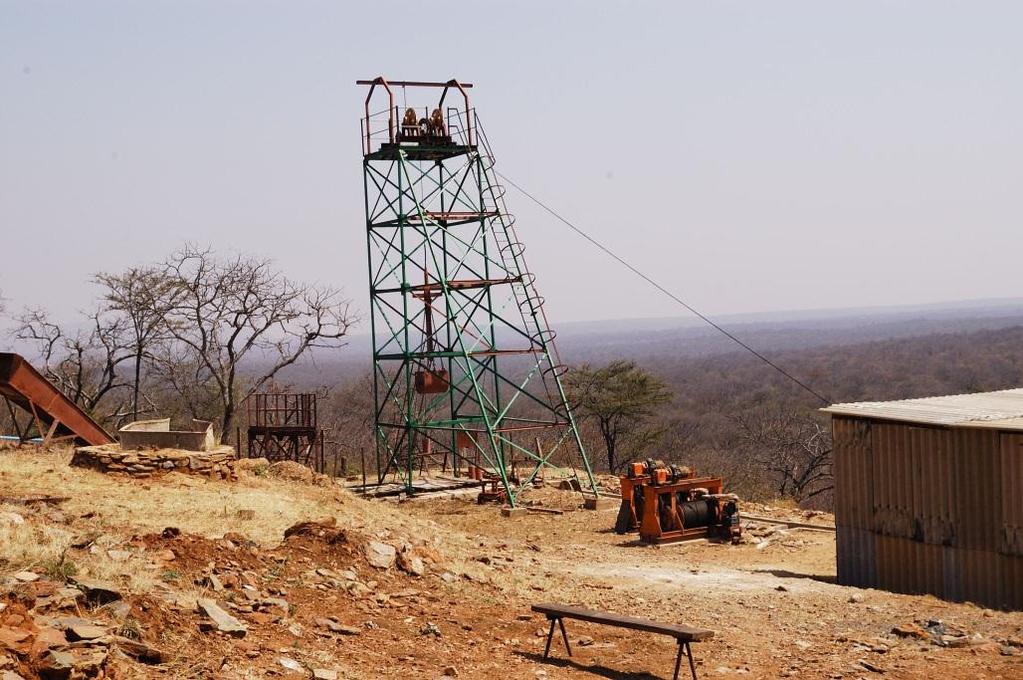 Blanket Gold Mine, Zimbabwe Exploration Satellite Projects: GG GG is 7kms from the Blanket Met. Plant.