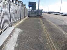 Option 2 Do minimum - maintain This option involves the continued maintenance of the existing wall along the east side of the A12 Waveney Road, which forms the foundation for ABP s security fence and
