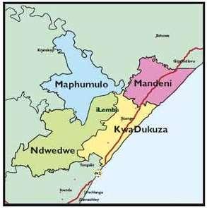 SECTION 1 INTRODUCTION 1.1 Overview of the District Economy The District is situated on the east coast of South Africa, in the KwaZulu-Natal Province.