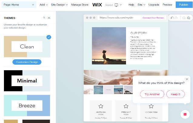 Our offering is anchored by the Wix Editor and bolstered by two products we have introduced and launched in the last two years, Wix Artificial Design Intelligence (ADI) and Wix Code.