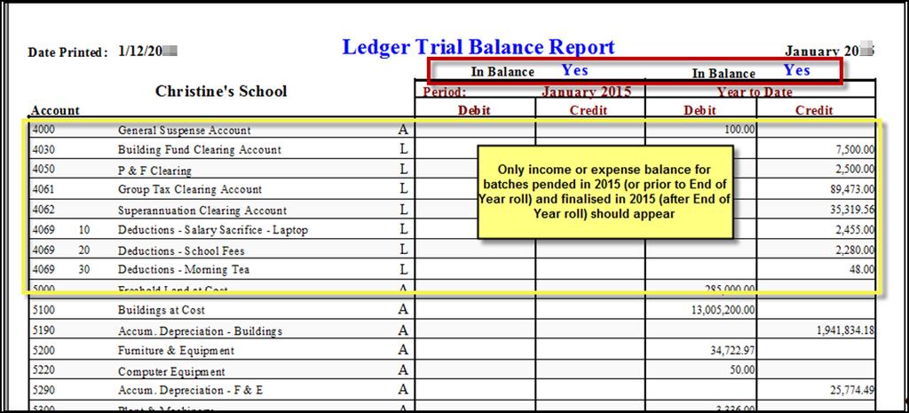 Step 20 Check the Trial Balance & Posting Accounts Path: General Ledger> Trail Balance Once the Rollover is completed print out a Trial Balance for: January 2018 December 2017 Check that it is still