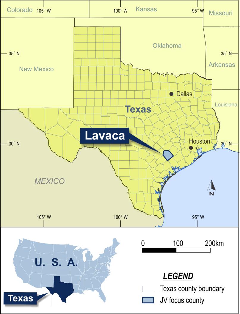 Texas: onshore Gulf Coast Participation agreement covering ~65,000 acres in Lavaca County, onshore Texas Gulf Coast Primarily focused around two existing large 3D seismic datasets Partnered with