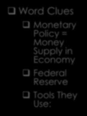 Let s Review Monetary Policy!