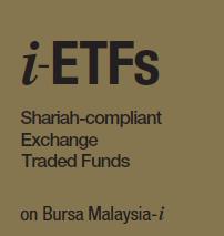 Shariah-compliant Exchange Traded Funds (i-etf) What are i-etfs? i-etfs invest in a basket of Shariah-compliant stocks or instruments which track the performance of an index.