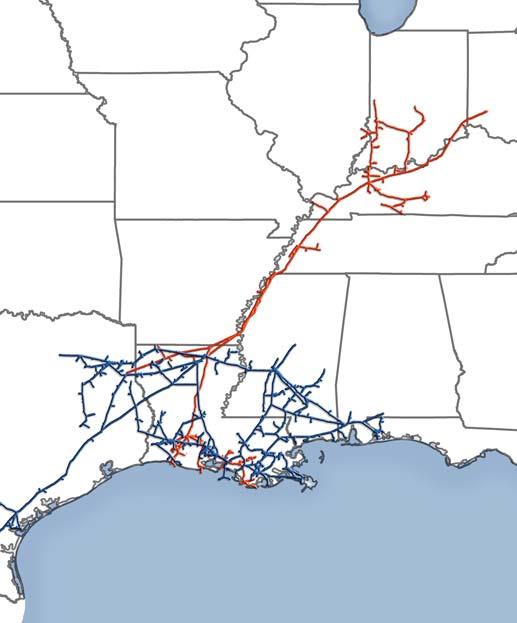 4 BOARDWALK OVERVIEW Complementary interstate pipelines Gulf South Pipeline: web-like system Texas Gas Transmission: long-haul CHICAGO Connectivity to other interstate pipelines allows Boardwalk to