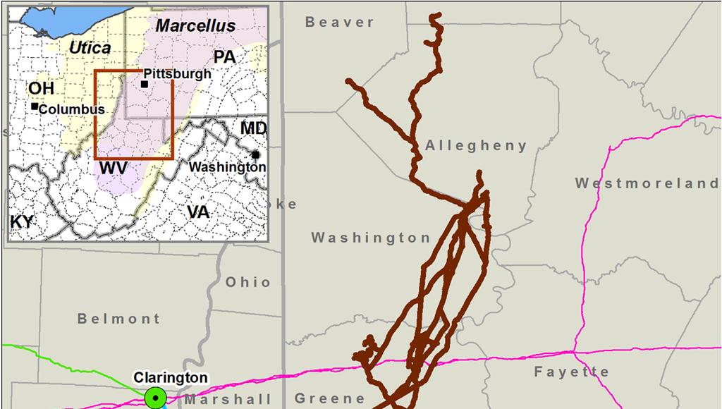 Growth Strategy Extend Pipeline Network Ohio Valley Connector Overview Connects transmission in
