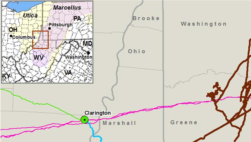 Growth Strategy Extend Pipeline Network Ohio Valley Connector Overview Provides Marcellus