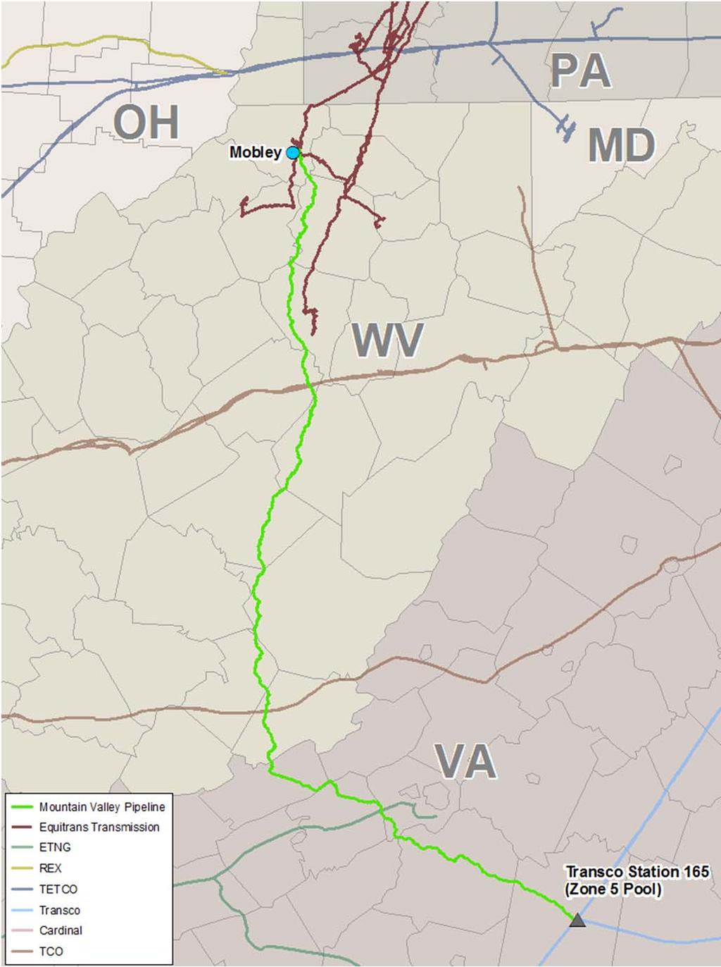 14 Growth Strategy Extend Pipeline Network Mountain Valley Pipeline Overview Pipeline to growing natural gas demand market in southeast US 300-mile FERC-regulated pipeline 42 pipe diameter ~$3.0B-$3.