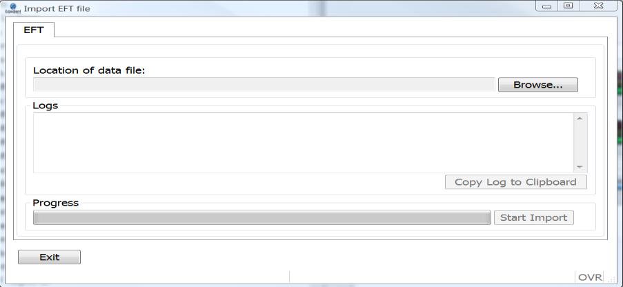Loading Customs EFT File Expedient allows users to load the EFT CSV file which is accessed via the ICS Customs Website.