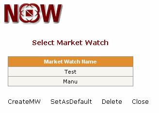 6 Create market watch Create your multiple market watch based on: o Asset class o Industry o Products Go to Trade and click on Set MW to create market watch.