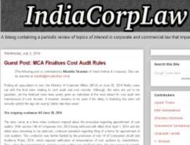 MCA Finalises Cost Audit Rules By CS Nivedita Shankar Published in IndiaCorp Law Putting all speculation to rest, the Ministry of Corporate Affairs (MCA) on JUNE 30, 2014 finally came out with the