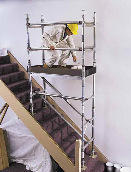 ACCESS EQUIPMENT Stairwell Tower The safest portable access tower for domestic and commercial