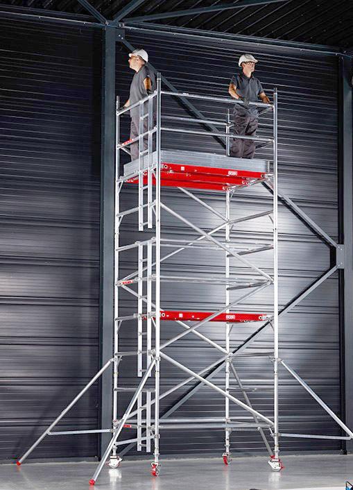 HEALTH & SAFETY Safety at Heights When working on towers follow these safety tips: System Scaffold Towers System scaffold towers must be constructed to the same standard as any other scaffolding.