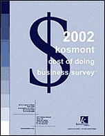 Kosmont Cost of Doing Business Survey - 2002 Edition Database of Fees, Taxes, & Incentives Business License Fees Kosmont Cost