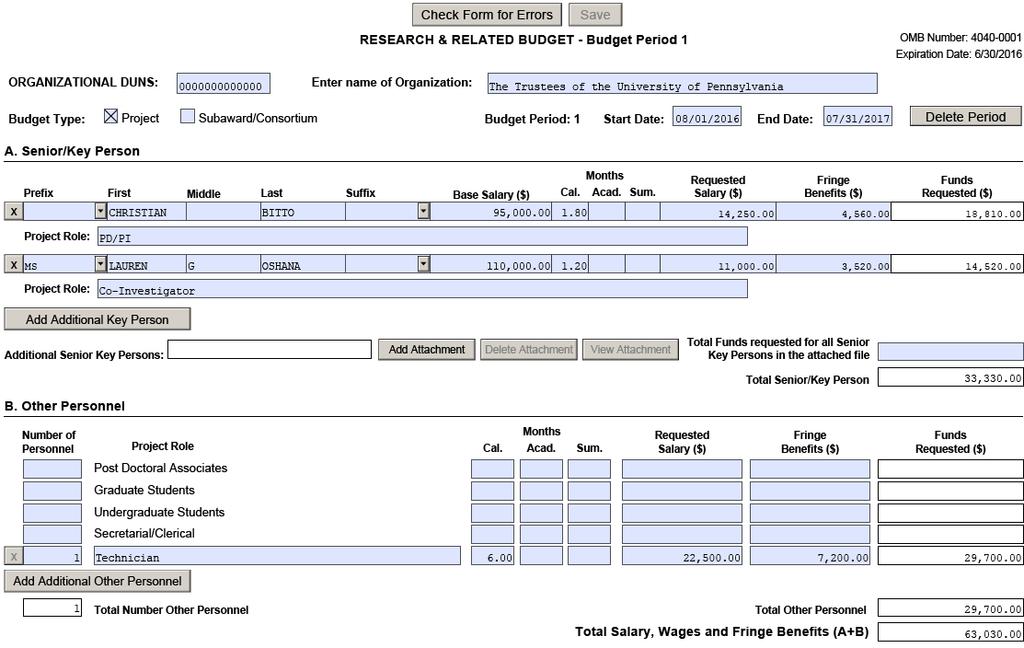 Simple Steps to Export a Subcontract Budget Add DUNS # Change to