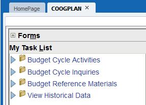 will see 4 Folders: 1. Budget Cycle Activities 2.