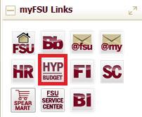 Accessing the Budget Entry Forms Step 1 Go to my.fsu.
