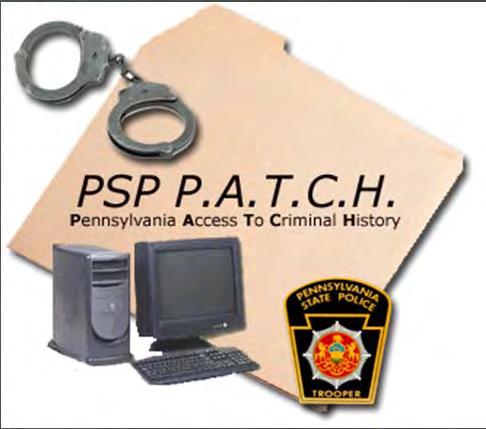 APPLICATION PSP Background Check E-Patch - Pennsylvania Access To Criminal History https://epat