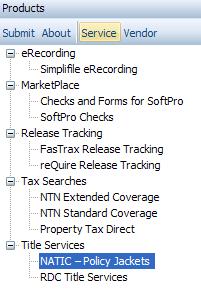 Managing North American Title Policy Jacket Transactions in SoftPro 360 How to Submit a Transaction to North American Title