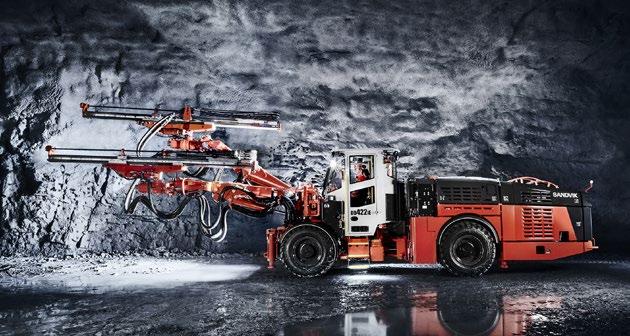 year. DRILLING Our underground mining jumbos deliver productivity, accuracy and reliability,