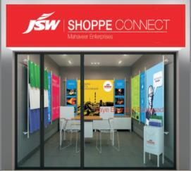 Just-in-time solution with in-house profiling lines and Value Added Services Franchisee Model JSW Shoppe Steel distribution Enhanced customer experience JSW