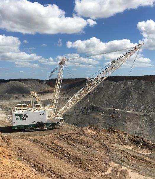 ISAAC PLAINS ASSETS STANMORE OWNED DRAGLINE Originally refurbished and recommissioned 2011 Contractor is responsible for planning and carrying out minor