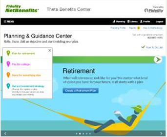 Visit the New Planning & Guidance Center Create a retirement plan that s tailored to your needs Visit the new Planning & Guidance Center on NetBenefits today.
