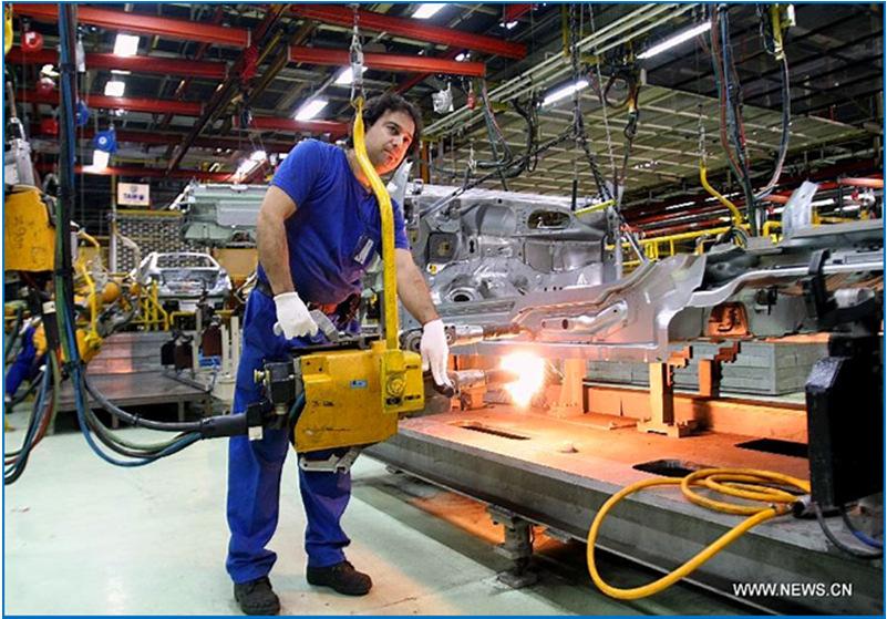 Diverse Economy Iran is the largest car producer in the Middle East, producing 1.