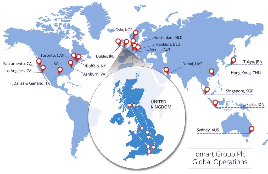 iomart's Global Data Centre Infrastructure 26 iomart's Global Data Centre Infrastructure iomart has invested significant sums over two decades to create a secure and reliable data centre